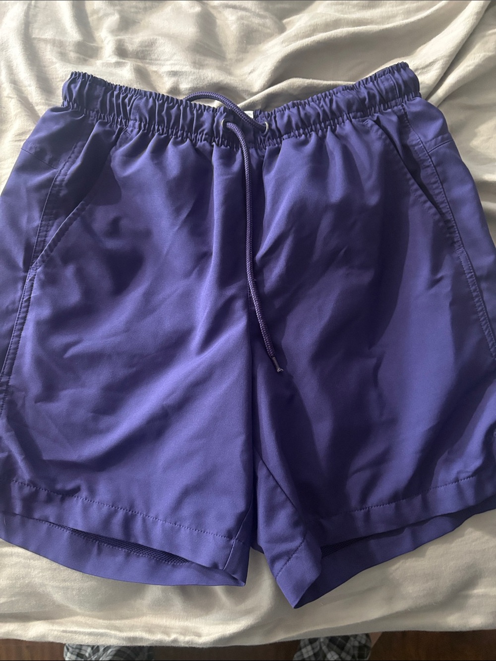 DSG Purple Athletic Drawstring Shorts